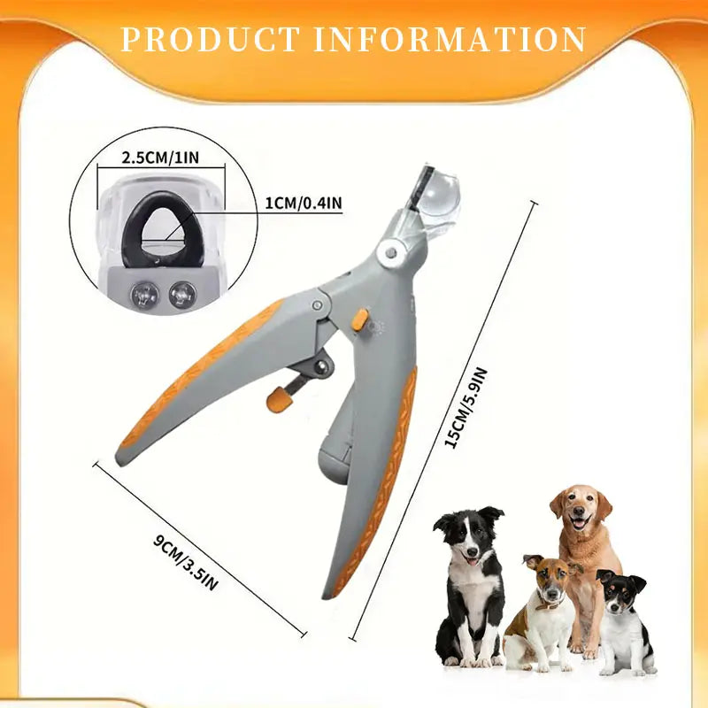 🎁LED Light Pet Nail Clippers - 5X Magnification