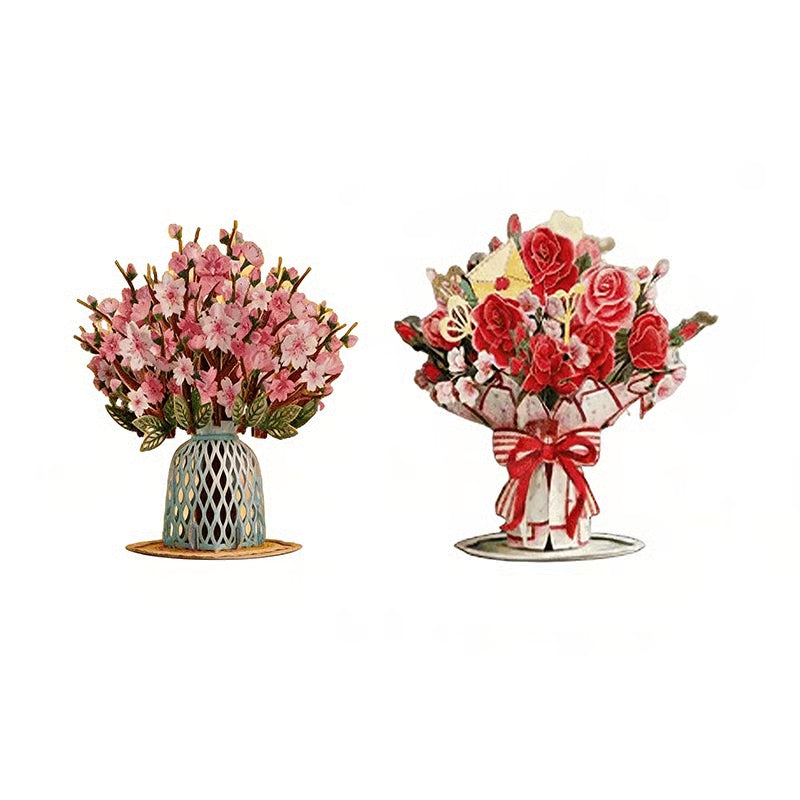 🏆35K+ SOLD! 🌼 Forever-Blooming 3D Flower Pop-Up Card– Personalized Love Message & Everlasting Bloom 🎁