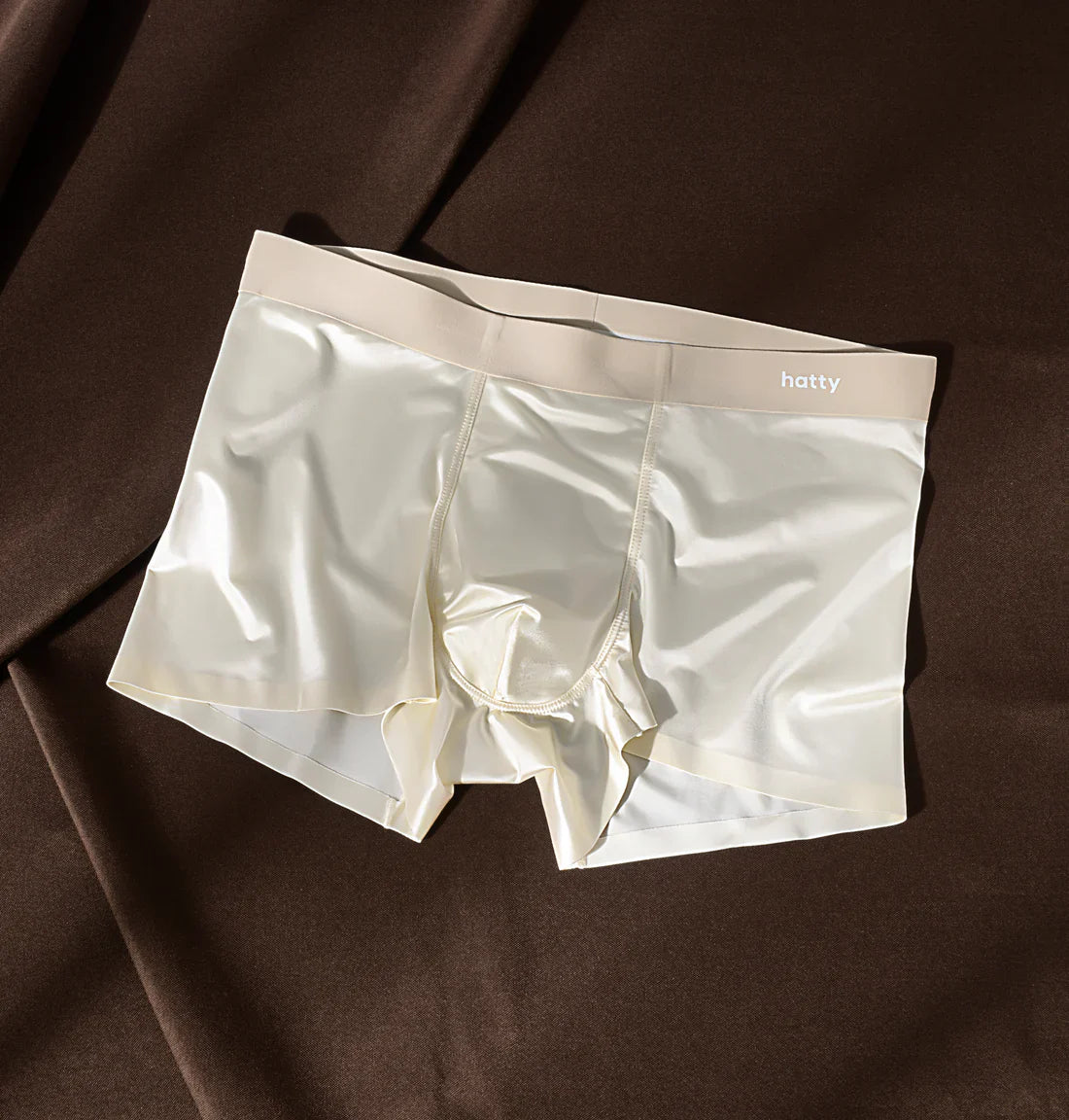 Elegant Silk Men's Ice Silk Underwear Mulberry Silk Antimicrobial Men's Boxer Briefs