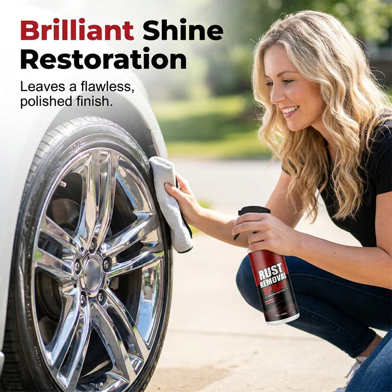 🔥Last Day 49% OFF🚗Wheel Rust Remover and Cleaner Spray🧽