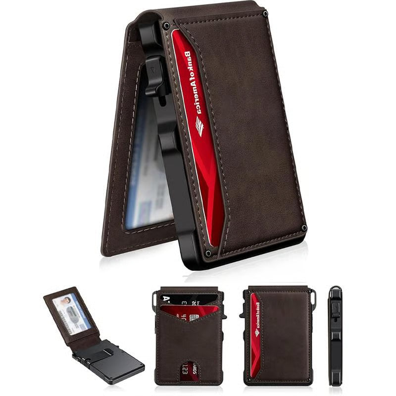 The Ultimate Smart Pop-Up Wallet: Slim, Secure, & RFID Protected