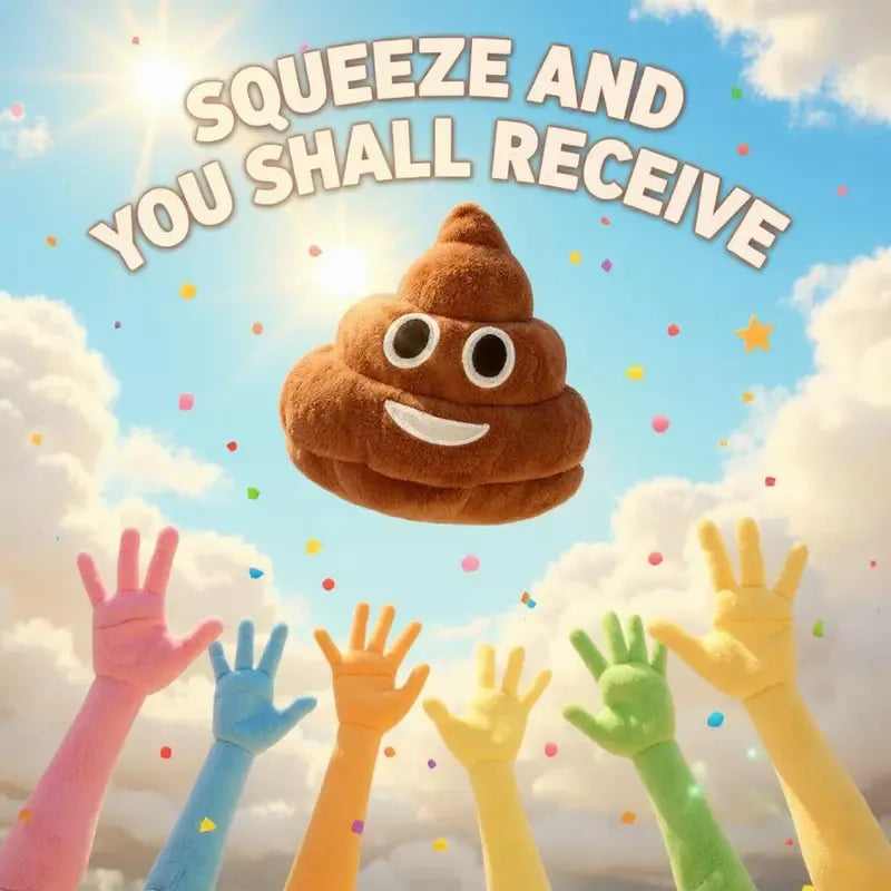 🎁Christmas Promotion💥Funny Talking Poop Plush Toy – Makes Fart Sounds!