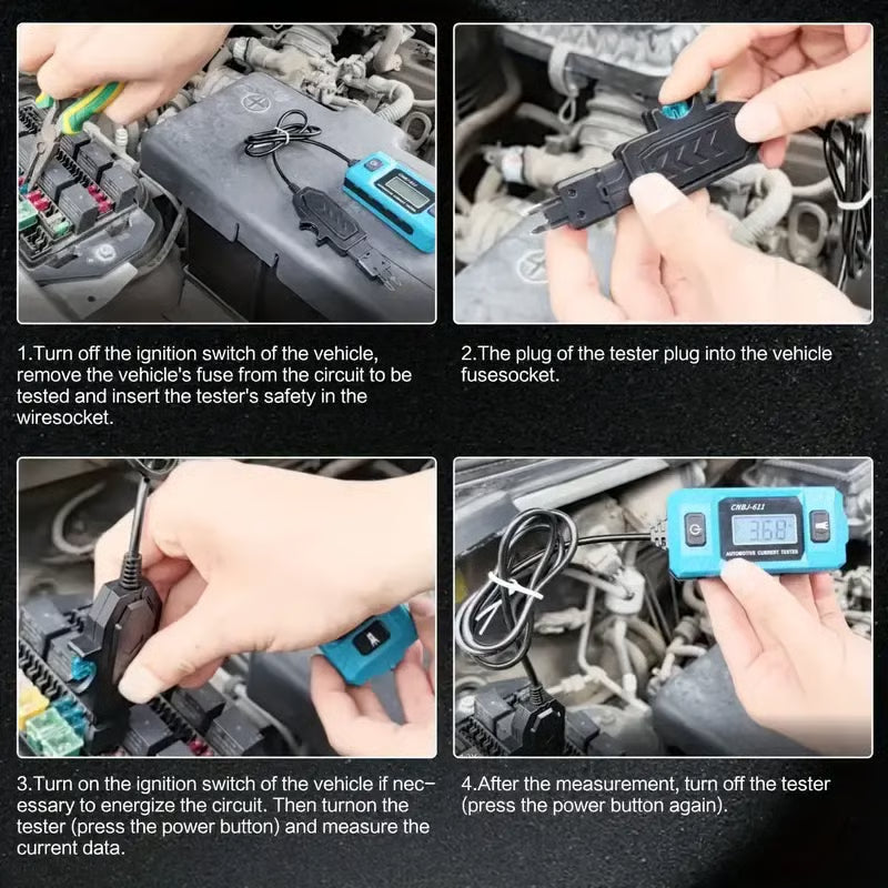 🚗✨Automotive circuit fault probe tester