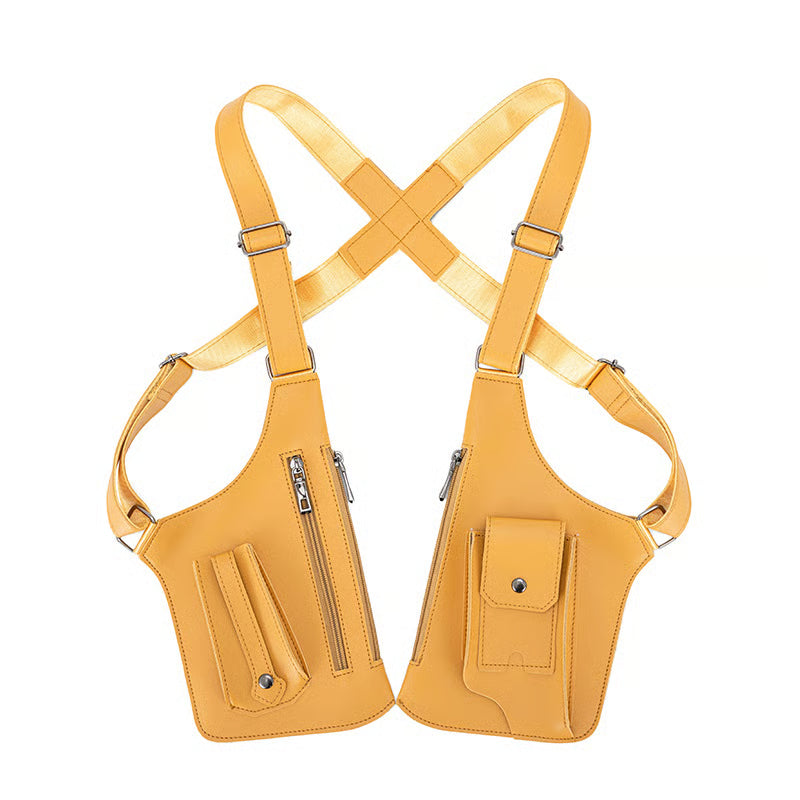 PU Leather Adjustable Underarm Shoulder Bag for Men & Women