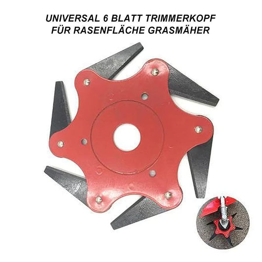 🎁Universal 6-Messer-Trimmerkopf für Rasenmäher