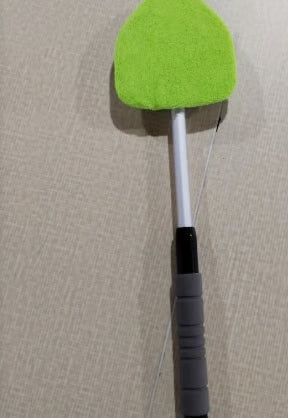 💥 💥 🔥 Windshield Cleaning Tool, with 4 Reusable and Washable Microfiber Pads and Extendable Handle
