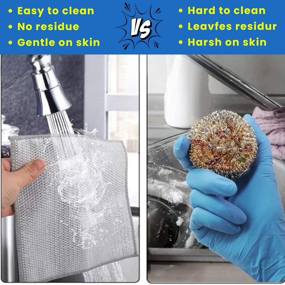 Multifunctional Wire Dish Cleaning Cloth (Buy 10 Get 10 Free – Pack of 20)
