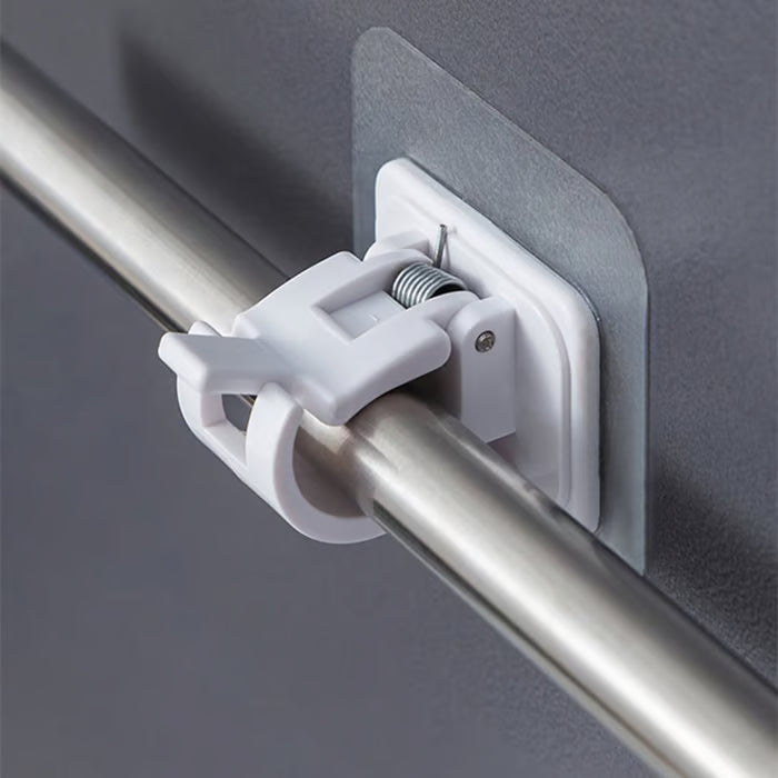 🔥Nail-Free Adjustable Curtain Rod Holders (Set of 2)