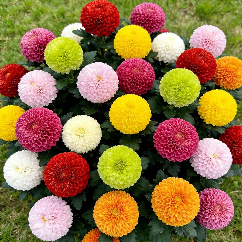 🏵️Colorful Ping Pong Chrysanthemum Seeds