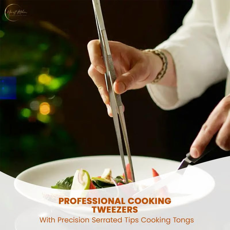 Non-Slip Kitchen Tweezers - 2 PCS