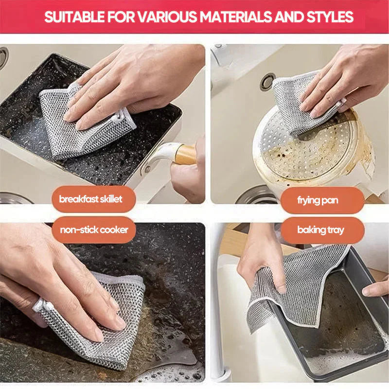 Multifunctional Non-scratch Wire Dishcloth (50% Discount + COD)