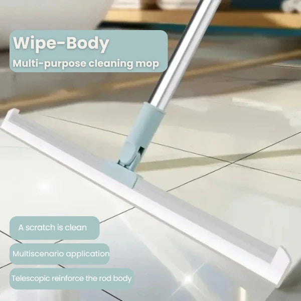 Multifunctional 180° Rotating Magic Wiper Mop