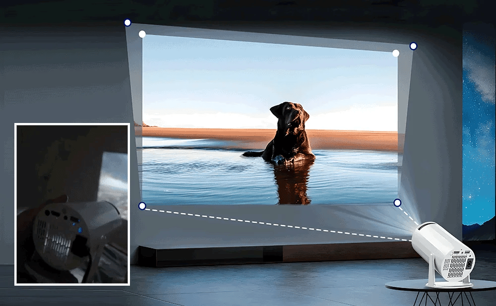 Portable Wireless HD Projector