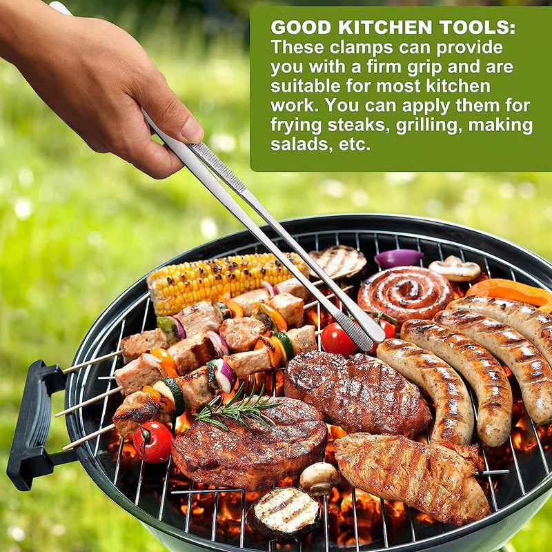 Non-Slip Kitchen Tweezers - 2 PCS
