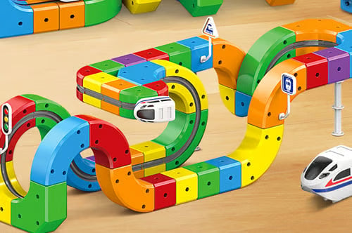 3D Stem Electric Train Set