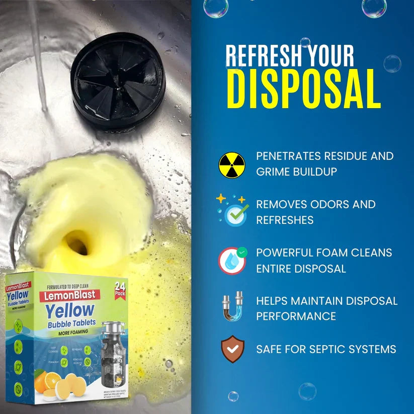 LemonBlast Yellow Bubble Tablets (Buy 12 Get 12 FREE)