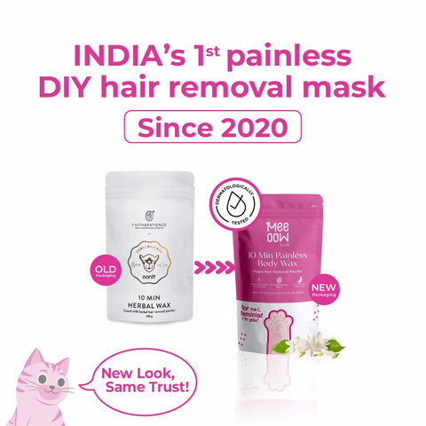 4-in-1 Mogra Body Hair Removal Wax Powder Mask