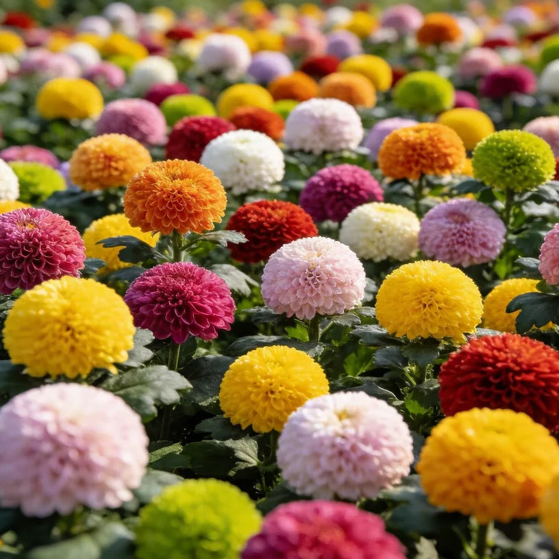 🏵️Colorful Ping Pong Chrysanthemum Seeds