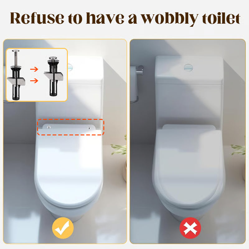✨ Universal Toilet Seat Bolt Kit - Quick Release & Easy Install