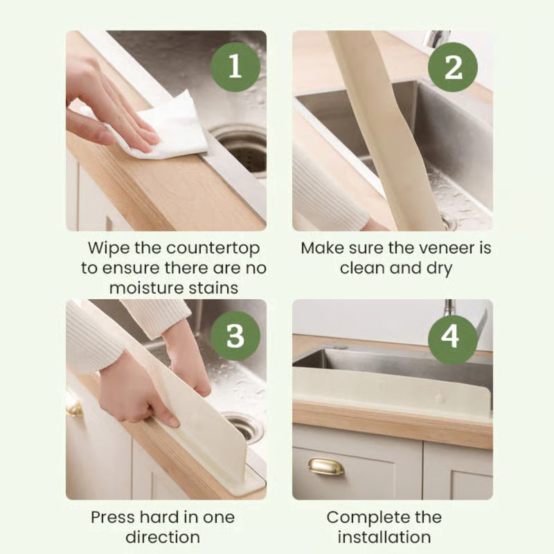 🏆Hot Sale⚡Kitchen Sink Splash Guard - Keep Your Counter Dry & Clean💧