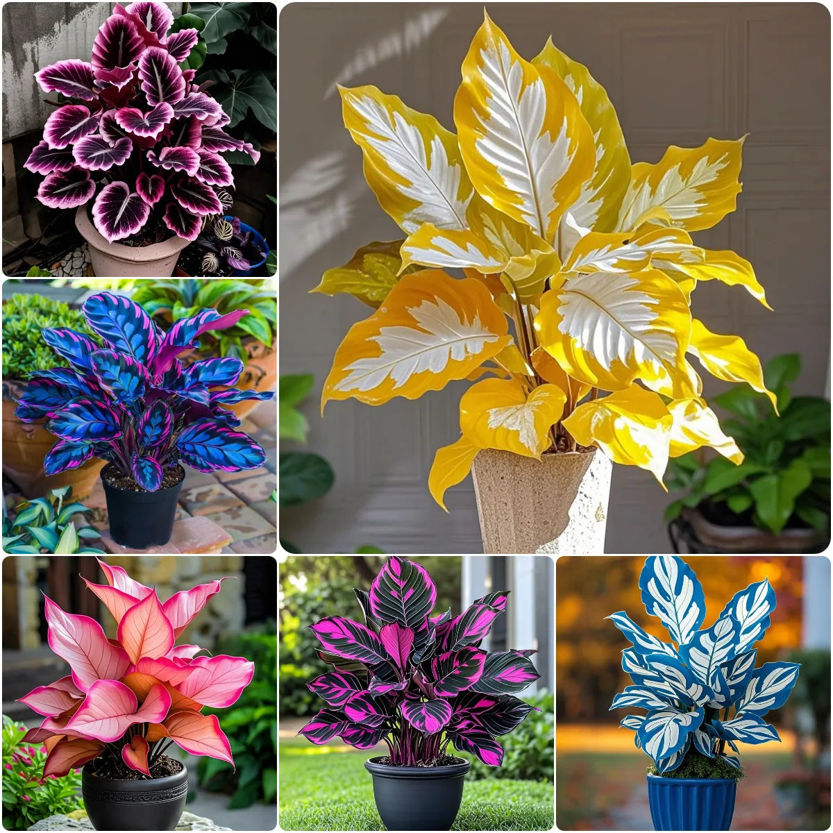 Twilight-Potted Alocasia Bulbs 🍃