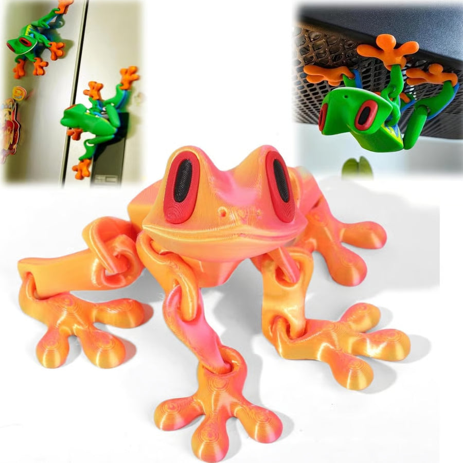 🔥3D Printed Magnet Frog Toy