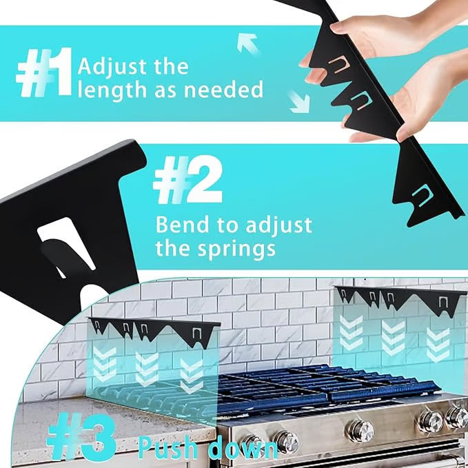 🔥 🎁Retractable Stainless Steel Stove Gap Covers