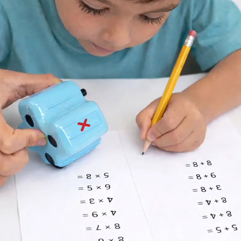 4-in-1 Math Stamp Roller