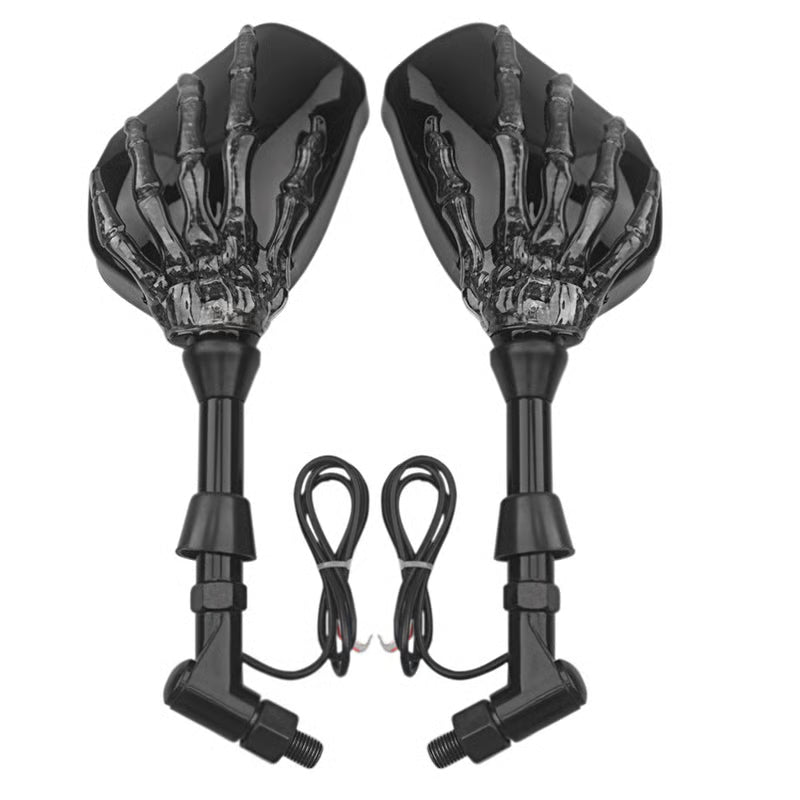LED ghost claw rearview mirror
