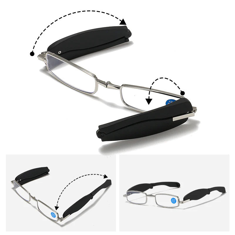 Anti-Blue Light Foldable Portable Reading Glasses  (Buy 1 Get 1 Free )