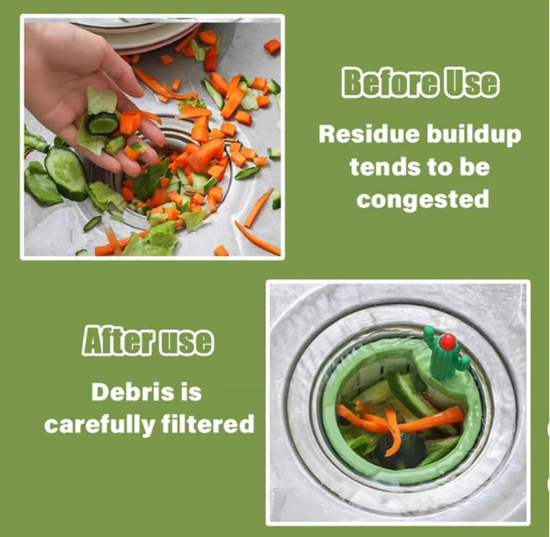 Cactus Kitchen Automatic Dumping Sink Filter