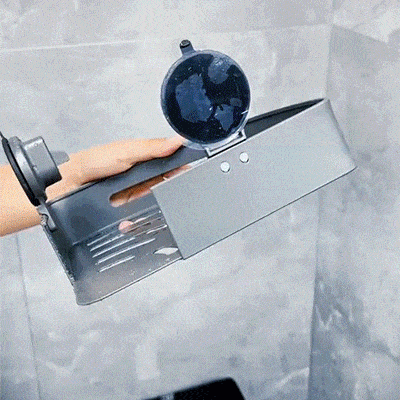 No-Drill Bathroom Corner Shelf