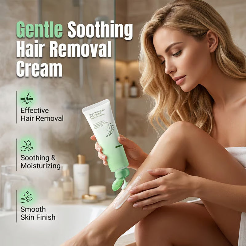 Soothing Hair Removal Cream for Smooth Skin  (🔥Buy 1 Get 1 Free )