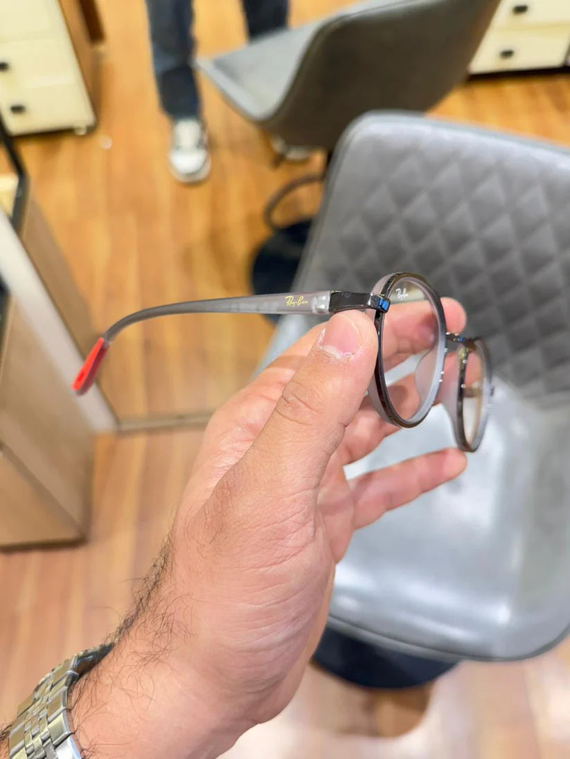 rayban 02 grey plano