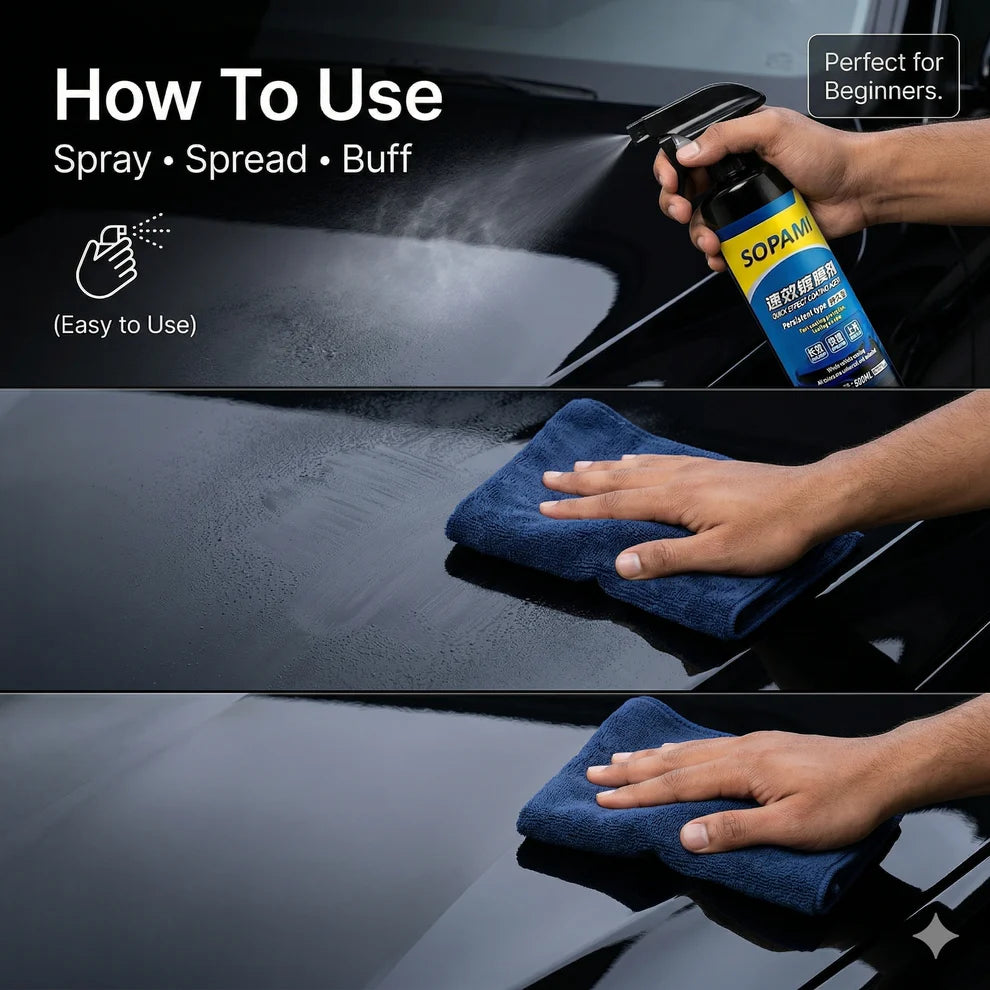 Sopami Quick Car Coating Spray 100ml – Buy 1 Get 1 FREE