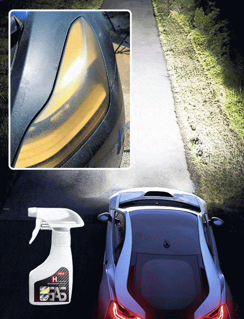 Headlight Restoration Spray