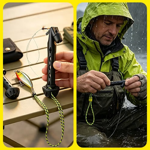 Magnetic Fly Threader & Knot Tying Tool