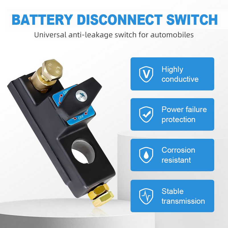 🔋🚗 12V/24V Battery Disconnect Switch for Vehicles – Dual Voltage, 250A, Enhanced Safety & Easy Installation!