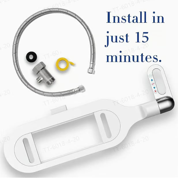 🚿 Non-Electric Dual Nozzle Bidet Toilet Washer – Hygienic Self-Cleaning, Easy Installation & Water Pressure Control ✨