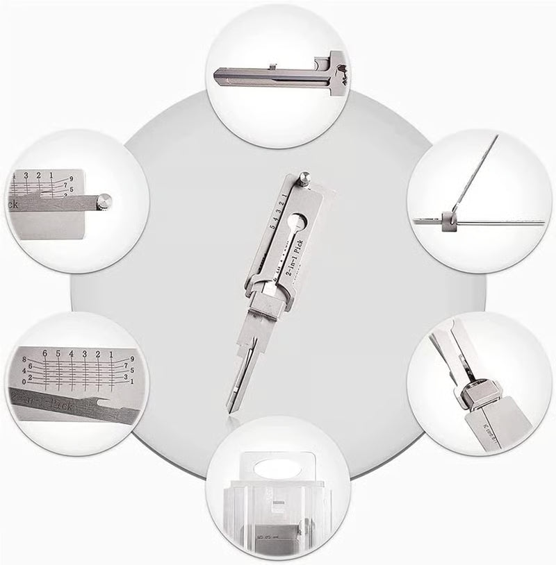 🔥 Stainless Steel Master Key Decoder