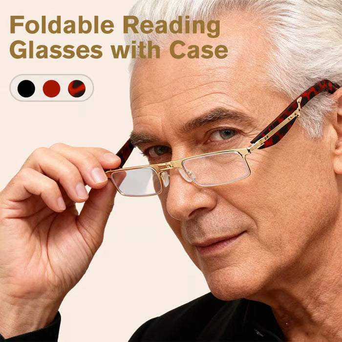 Anti-Blue Light Foldable Portable Reading Glasses  (Buy 1 Get 1 Free )