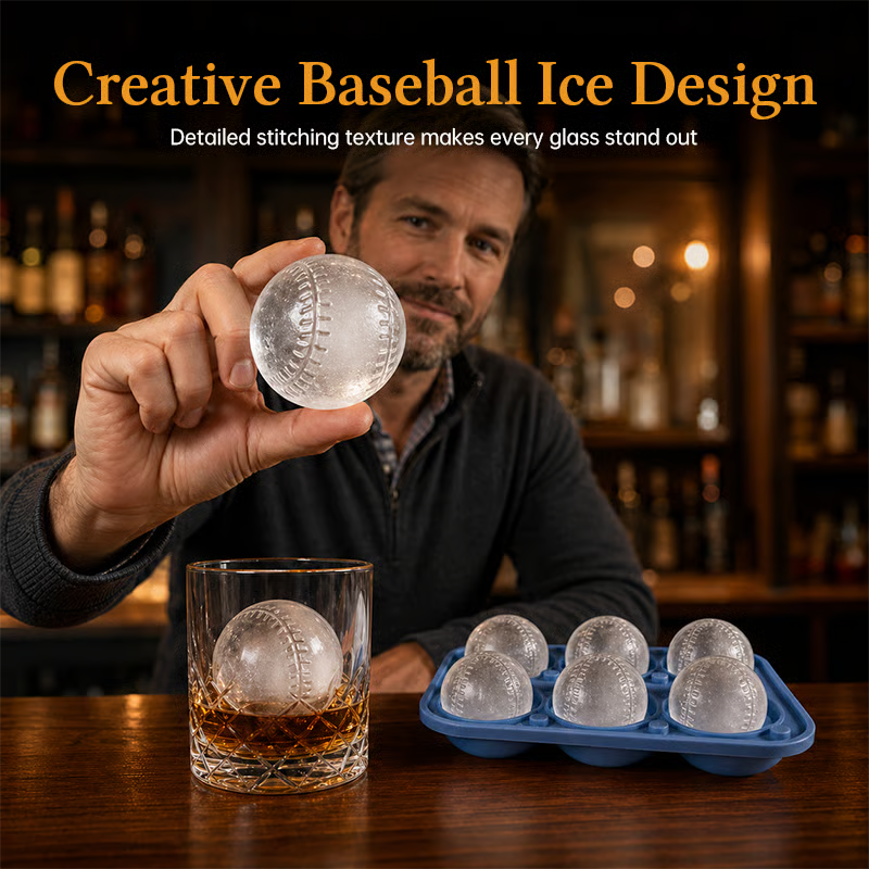 Baseball Ice Ball Mold