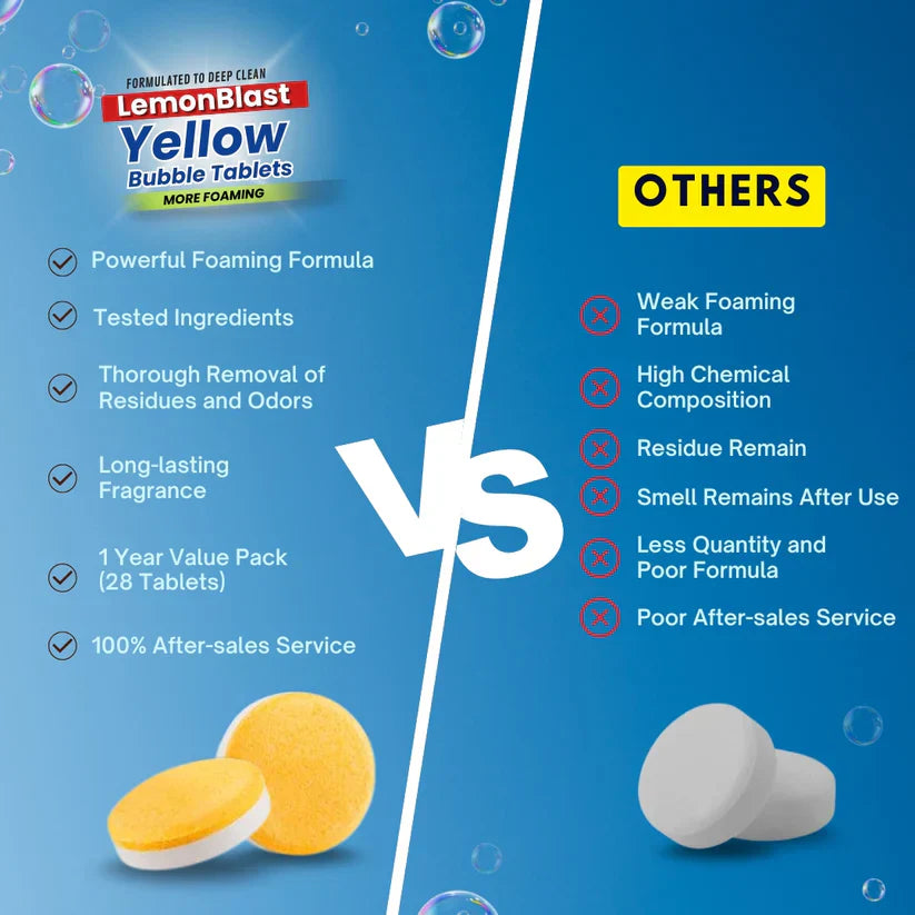 LemonBlast Yellow Bubble Tablets (Buy 12 Get 12 FREE)