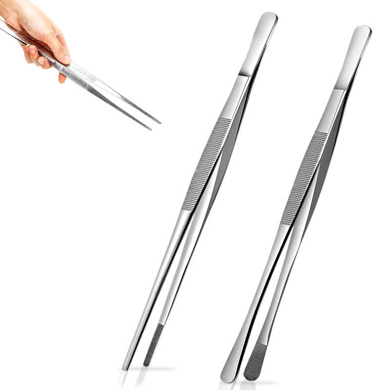 Non-Slip Kitchen Tweezers - 2 PCS