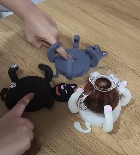 🐱Cute Cat Coasters, Fun and Practical, Perfect Gift！🎁