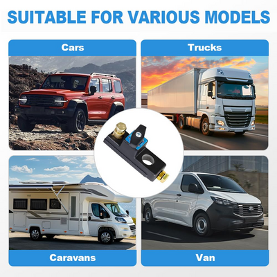 🔋🚗 12V/24V Battery Disconnect Switch for Vehicles – Dual Voltage, 250A, Enhanced Safety & Easy Installation!