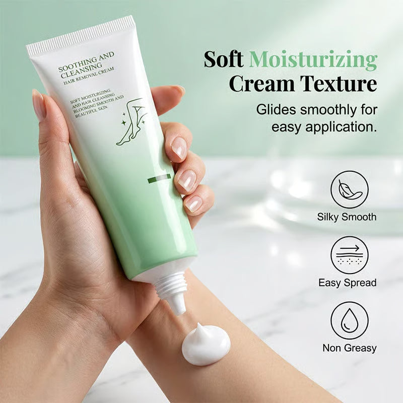 Soothing Hair Removal Cream for Smooth Skin  (🔥Buy 1 Get 1 Free )