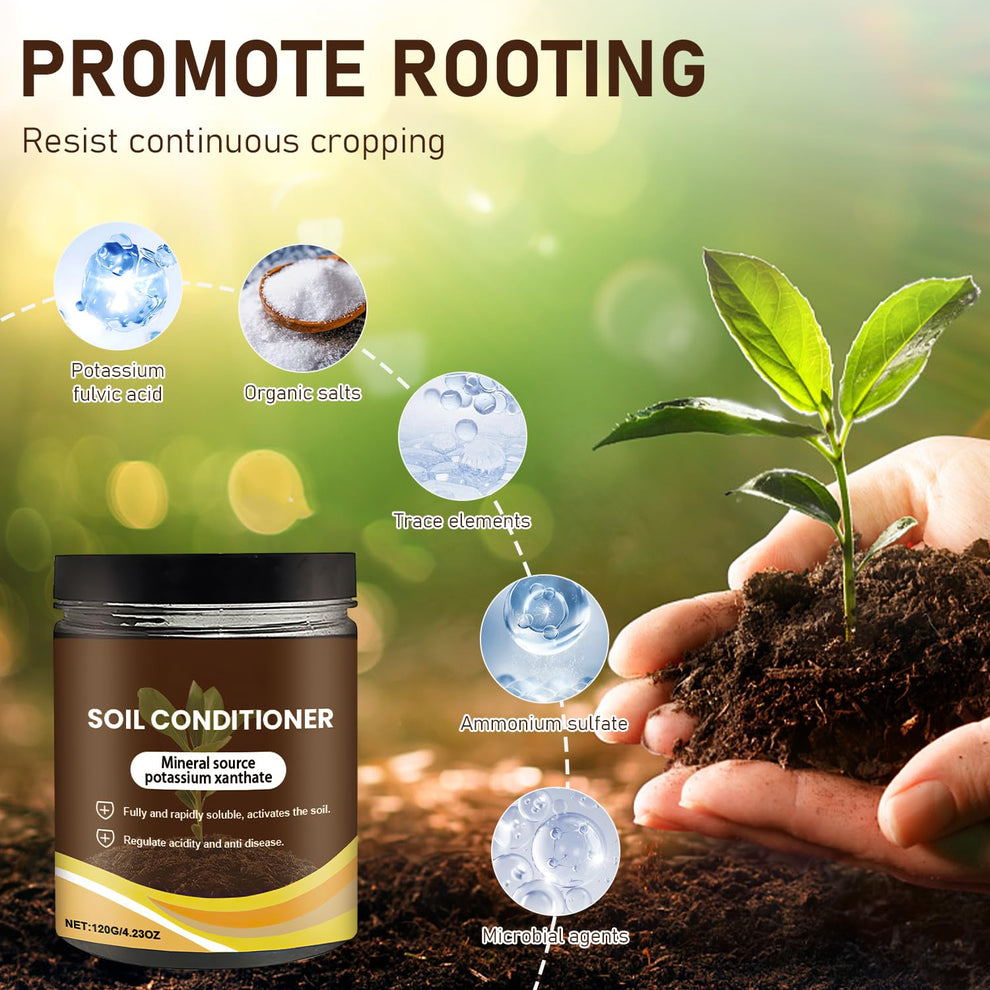 🔥Last Day OF 49% oOFF -Soil Activated Treasure Premium Soil Activator- BUY 1 GET 1 FREE🔥