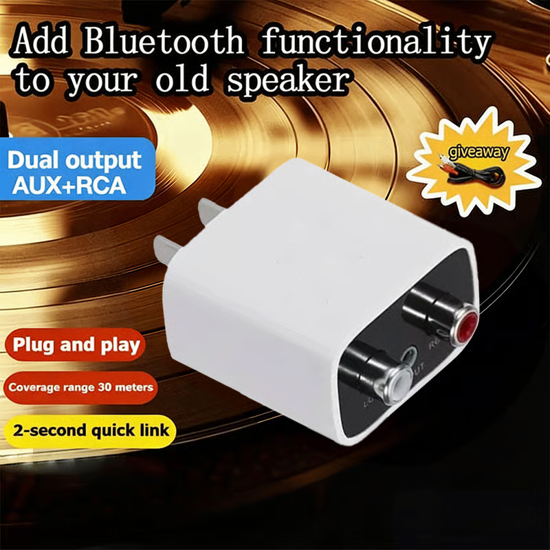 Bluetooth 5.3 Receiver – Upgrade Old Speakers to Wireless Audio