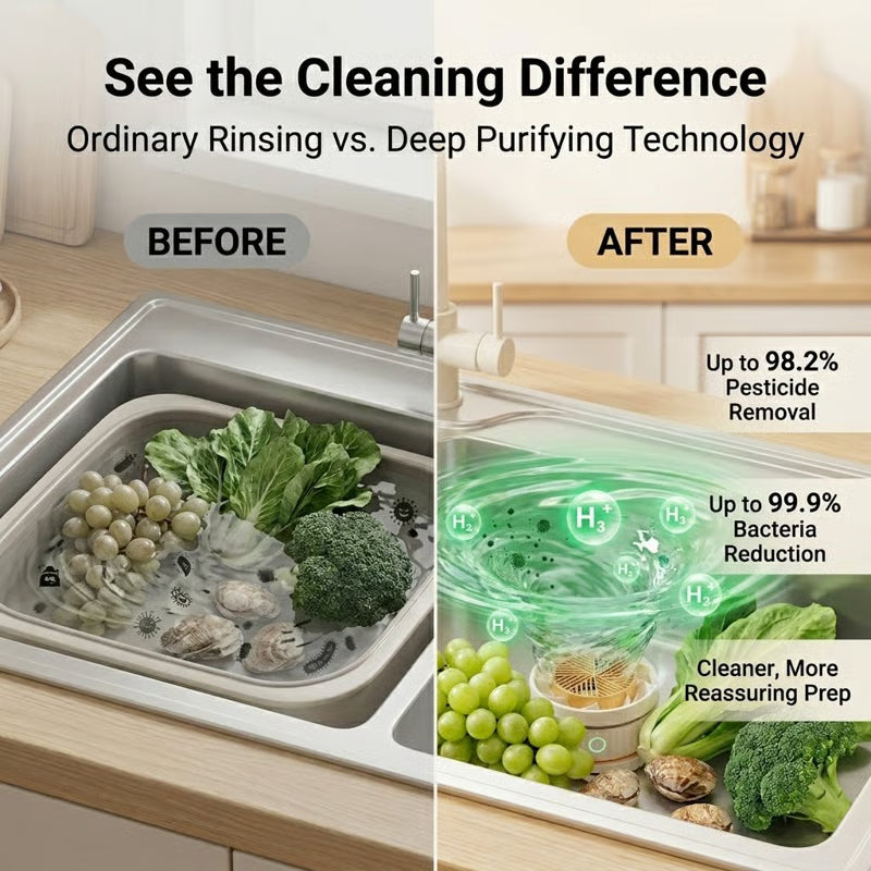🔥2026 Multi-Function Food Purifier💦 - Removes bacteria, pesticide residues, hormones, antibiotics, and heavy metals